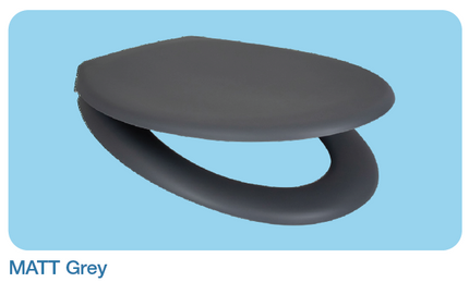 Euroshowers Rainbow Soft Close Universal Toilet Seat | 12 Colour Options | Duroplast