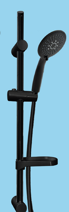Euroshowers SilverJet 3-Spray Shower Slide Rail Set | 740mm | Chrome or Black