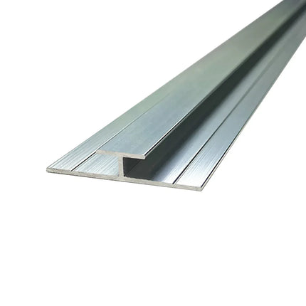 Wetwall Alloy Trims - Premium Edge Profiles & Corner Seals for Alloy Collection Polished silver H Join 2440mm