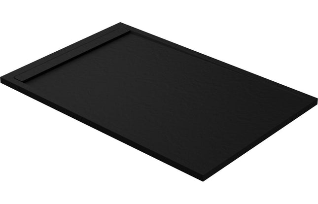Ambience 30mm Slate Rectangular Tray & Waste 800mm Depth