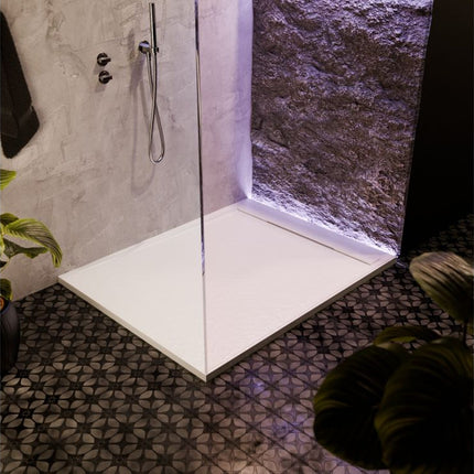 Ambience 30mm Slate Rectangular Tray & Waste 800mm Depth