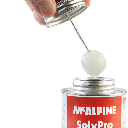 McAlpine SolvPro Solvent Cement with Dauber Applicator | WRAS Approved | UV Detectable | Low VOC
