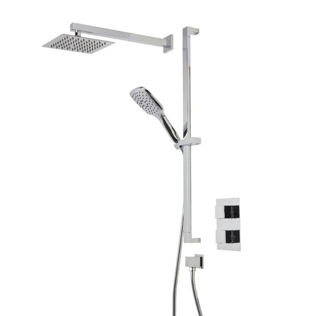 Roper Rhodes Spirit Concealed Dual Function Shower System With Riser Kit and Overhead Shower