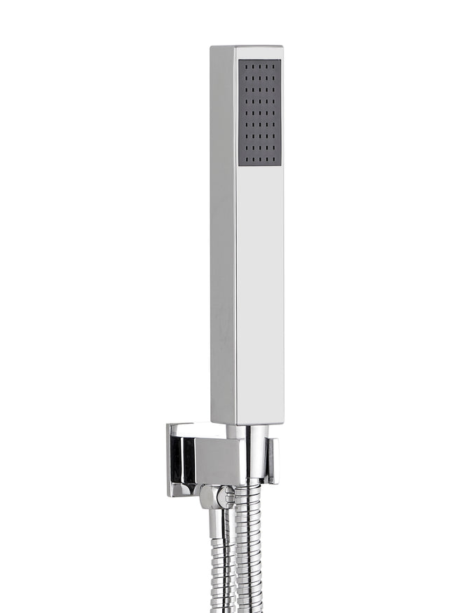 Square Outlet Elbow with Wall Bracket, Flex & Handset