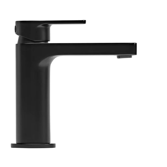 Roper Rhodes Act Basin Mixer Tap - Matt Black Low Pressure with Waste
