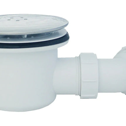 Ambience 45mm Low Profile Square Tray & Waste - White