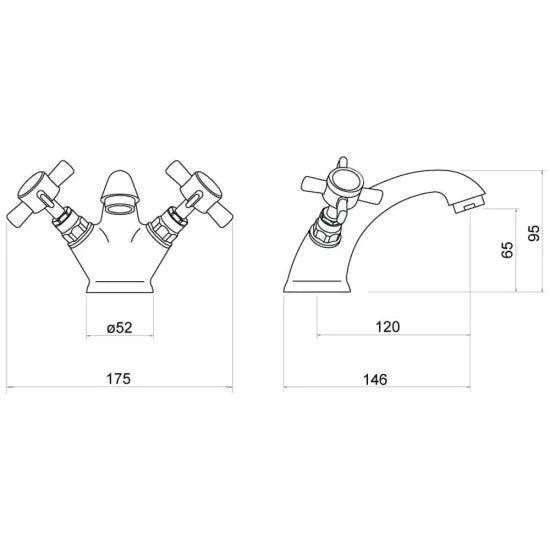 Trisen Wisley Mono Basin Mixer (No Waste)