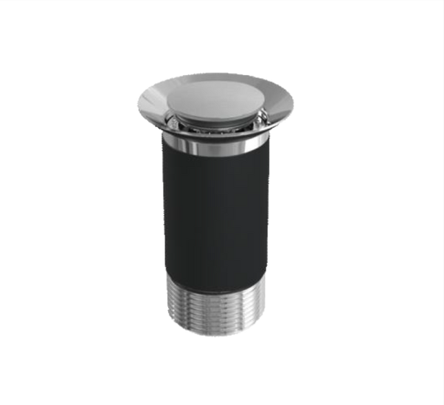 TOP-FIX Unslotted Basin Waste Pop-Up 32mm | Installs from Above | Chrome, Black & Steel Chrome