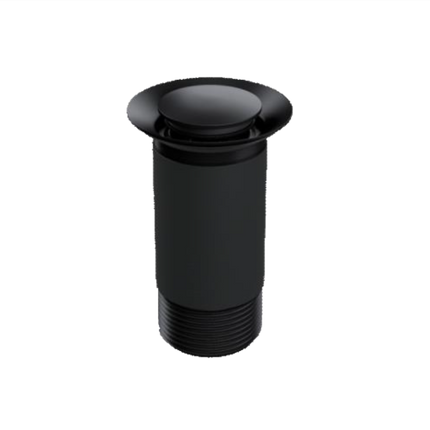 TOP-FIX Unslotted Basin Waste Pop-Up 32mm | Installs from Above | Chrome, Black & Steel Matt Black