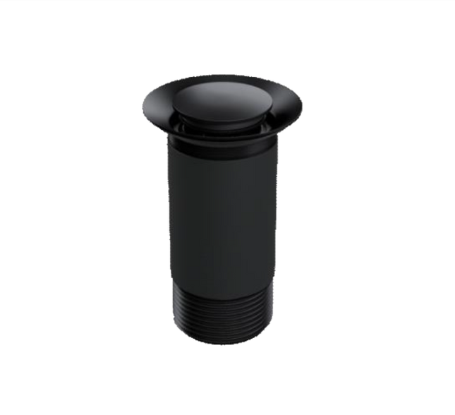 TOP-FIX Unslotted Basin Waste Pop-Up 32mm | Installs from Above | Chrome, Black & Steel Matt Black