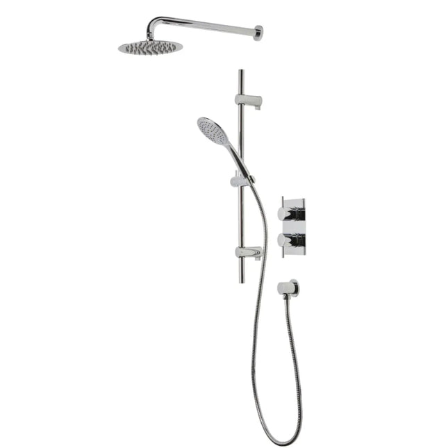 Roper Rhodes Joy Concealed Dual Function Shower System With Riser Kit and Overhead Shower