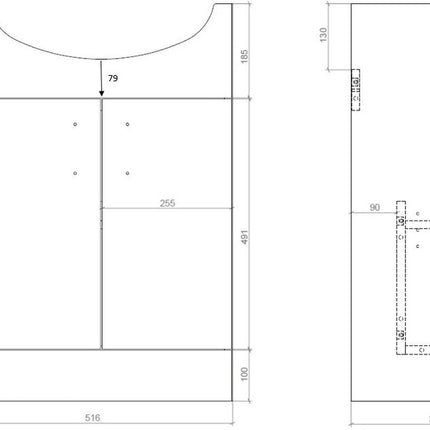 TURIN Complete Bathroom Suite with 1700mm Bath - White Gloss
