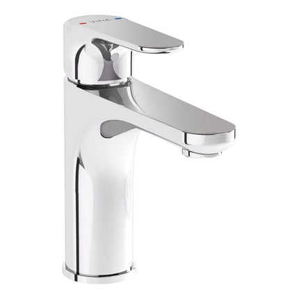 Vitra Root Round Basin Mixer Tap - Chrome, Brushed Nickel & Matt Black