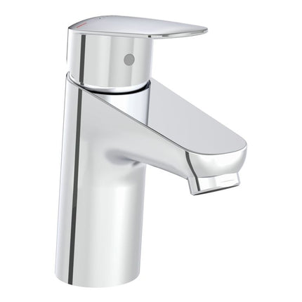 VitrA Flow Round Basin Mixer - Chrome