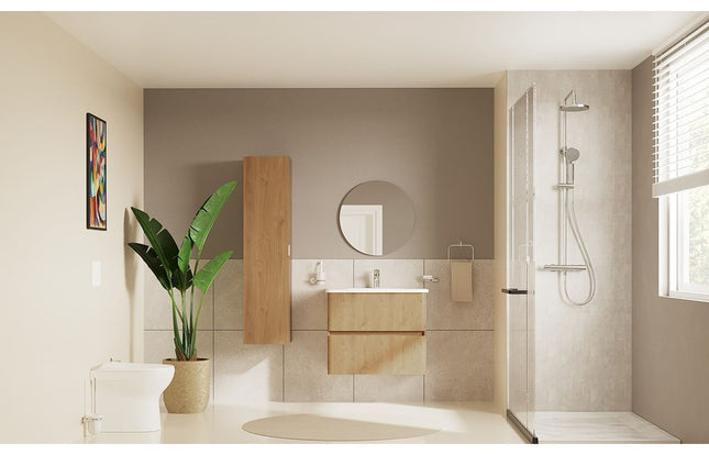 VitrA Flow Round Large Basin Mixer - Chrome