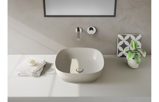 VitrA Outline 475x420mm Recycled 0TH Basin Only - Matt Taupe