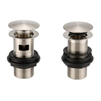 Easyclean Basin Clicker Waste Brushed Nickel