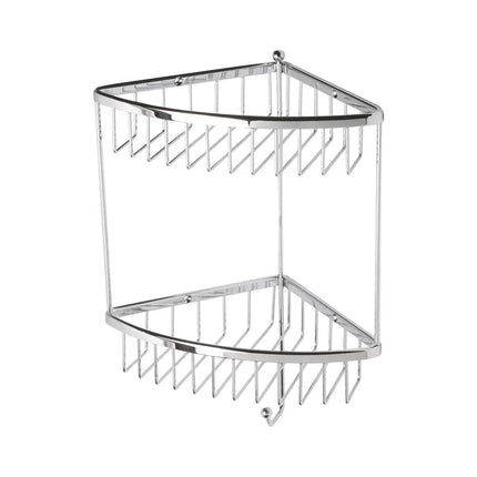 Roper Rhodes Madison Corner Shower Baskets - Chrome Double Corner
