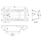 1400mm x 700mm