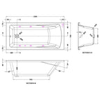 1500mm x 700mm