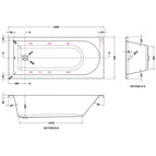 1600mm x 700mm