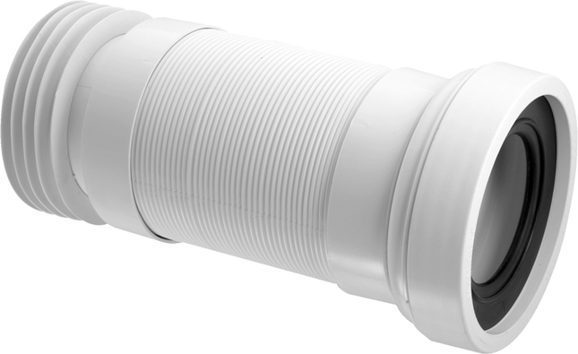 WC- F26R McAlpine 410mm Straight Flexible Pan Connector