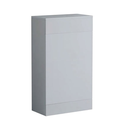 Portland 490mm Waterproof WC Unit with Worktop | Compact Bathroom Furniture Light Grey
