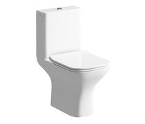 Sondrio Slim Soft Close Toilet Seat — White | Fits Sondrio & Cedarwood WC's