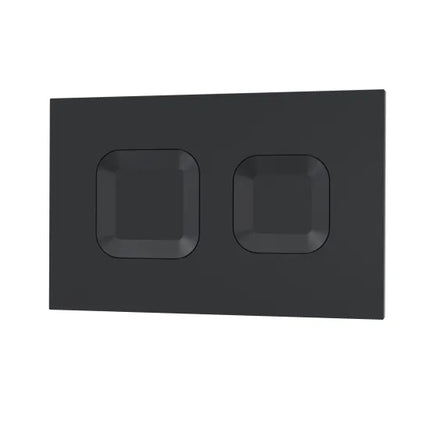 Hudson Reed Square Dual Flush Push Button | White, Black & Brushed Brass | For Concealed Cisterns