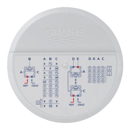 Grohe Rapido SmartBox Universal Rough-In Box – 3 Outlet | 1/2" | 35604000