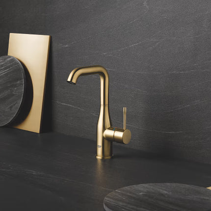 GROHE Essence Single Lever Basin Mixer 1/2_ L - Brushed Cool Sunrise