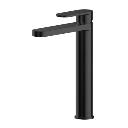 Binsey Tall Basin Mono Tap | Chrome Black Brass Bronze Pewter | High-Rise Matt Black