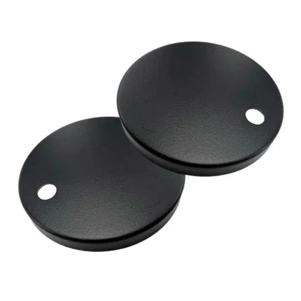 Kartell Slim D Wrapover Toilet Seat - Soft Close White Gloss With Matt Black Hinge Covers