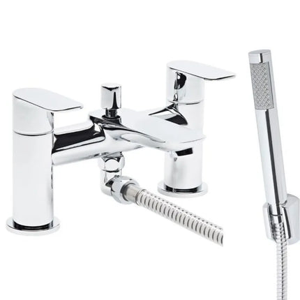 Roper Rhodes Crew Basin & Bath Shower Mixer Pack - Chrome Low Pressure with Waste
