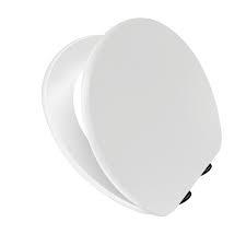 Kartell UNI 2 Premium Soft Close Toilet Seat - White Top Fix