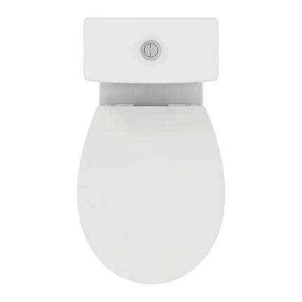 Ideal Standard Eurovit+ Comfort Height Close Coupled Toilet with Soft Close Seat - White