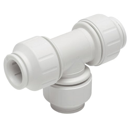 JG Speedfit 22mm Equal Tee Push-Fit Fitting (PEM0222W)
