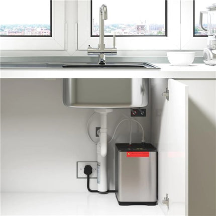 Keyplumb Boiling Water Tap | Instant 98°C | Chrome, Black & Brushed Brass | Boiler & Filter Included