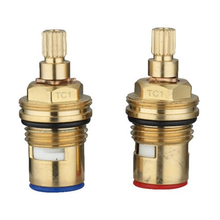 Replacement Ceramic Tap Cartridges 1/2" 1/4 Turn Pair Of Valves