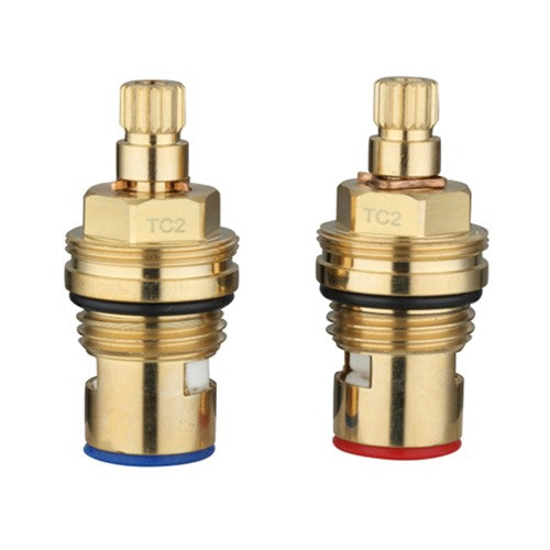 Replacement Ceramic Tap Cartridges 1/2" 1/4 Turn Pair Of Valves