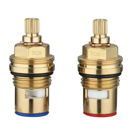Replacement Ceramic Tap Cartridges 1/2" 1/4 Turn Pair Of Valves