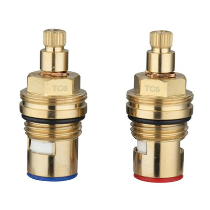 Replacement Ceramic Tap Cartridges 1/2" 1/4 Turn Pair Of Valves