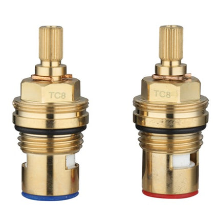 Replacement Ceramic Tap Cartridges 1/2" 1/4 Turn Pair Of Valves