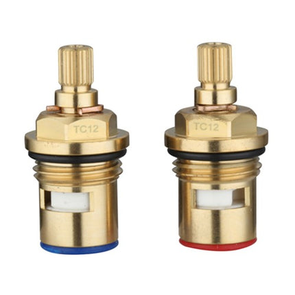 Replacement Ceramic Tap Cartridges 1/2" 1/4 Turn Pair Of Valves