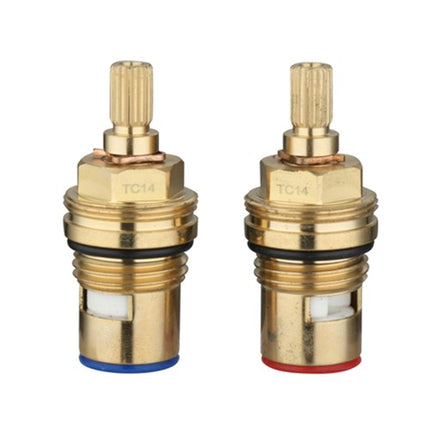 Replacement Ceramic Tap Cartridges 1/2" 1/4 Turn Pair Of Valves