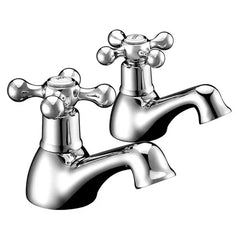 Victorian Bath Taps - Chrome