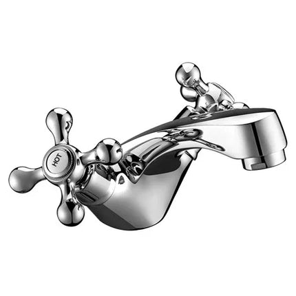 Victorian Basin Mixer Tap - Chrome