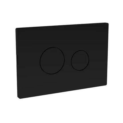 Round Pneumatic Flush Plate - Chrome, Black, Brushed Brass or Matt White | For XTY011S Cistern Matt Black