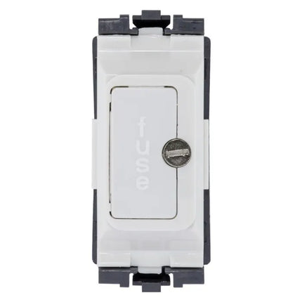 MK Grid K4890WHI 13A Fuse Unit White