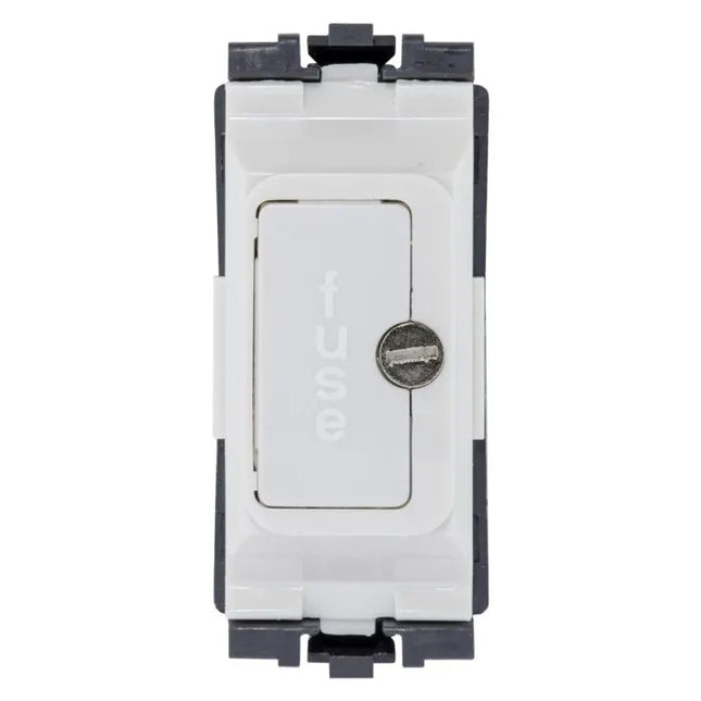 MK Grid K4890WHI 13A Fuse Unit White